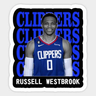 Los Angeles Clippers Russell Westbrook 0 Sticker